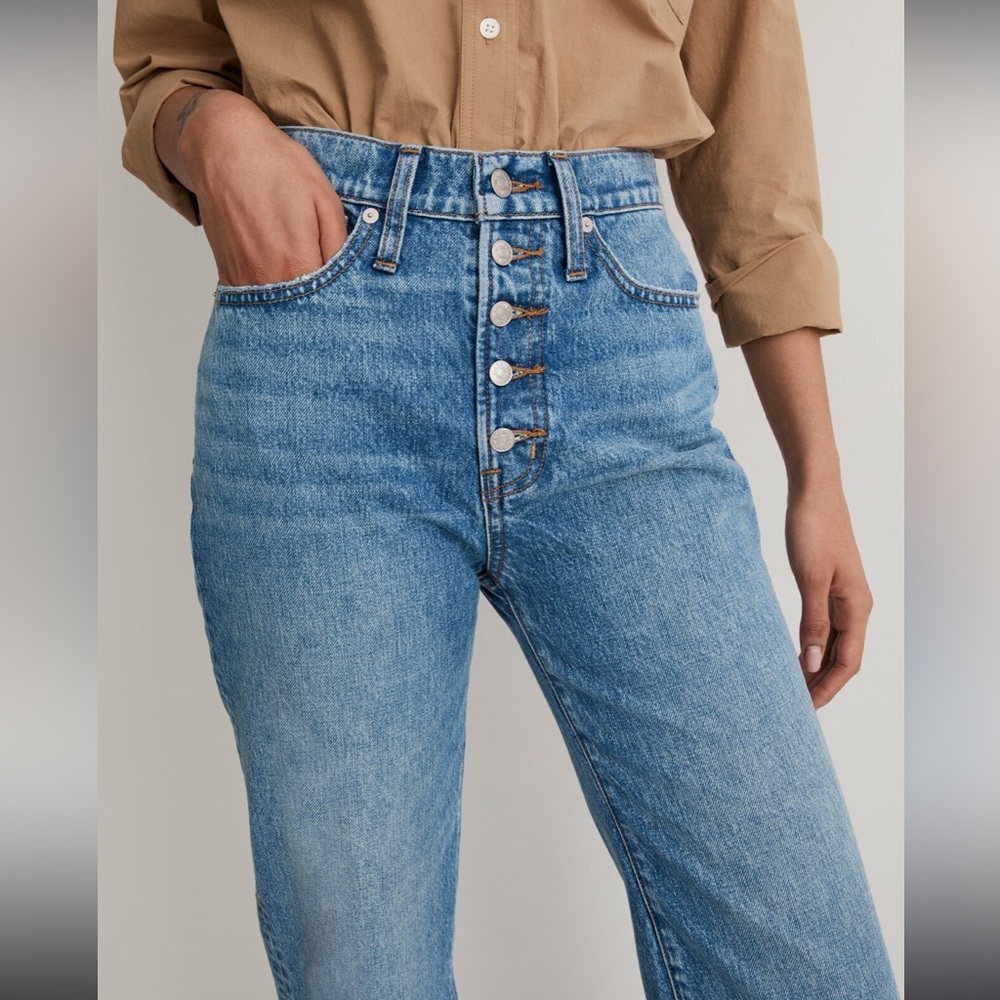 Madewell Perfect Vintage Straight Jean, size 26, Delafield wash, NWOT